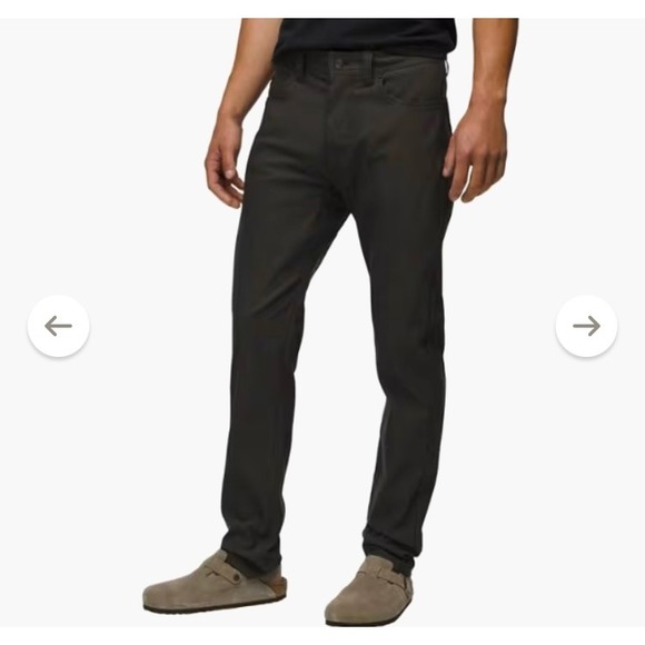 Prana Other - Prana Brion Slim Pant II Dark Iron Mens 40x34 ReZion Tapered Leg NWT 1965551